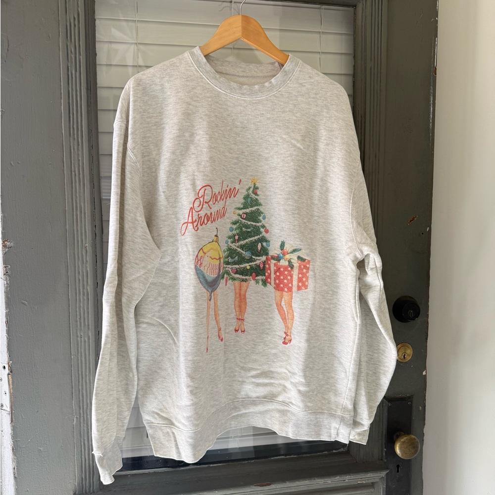 Shop Kristin Jones Christmas Graphic Crewneck Size XL